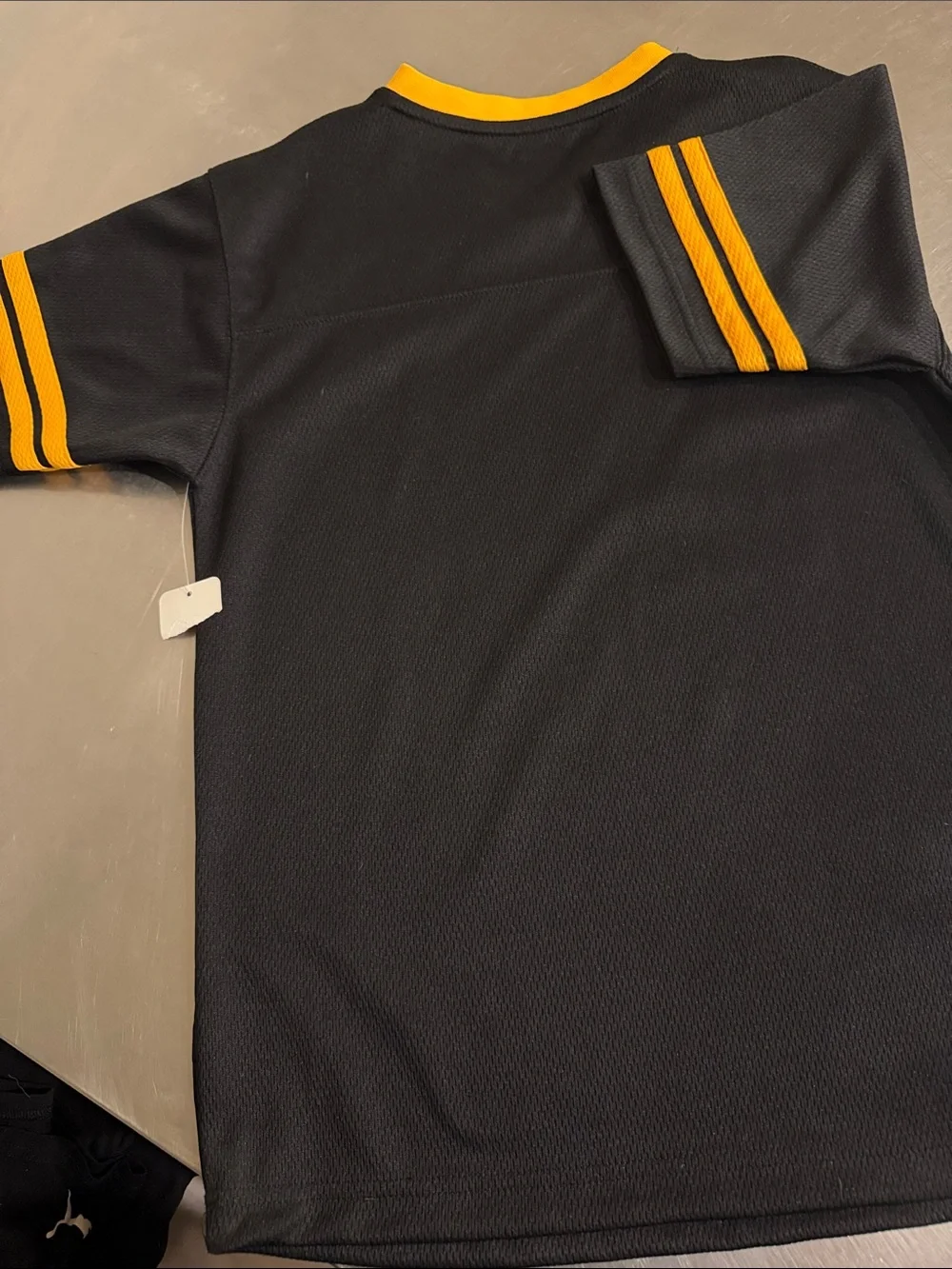 NFL Kids Steelers Black and Gold Short Sleeve Jersey Tee